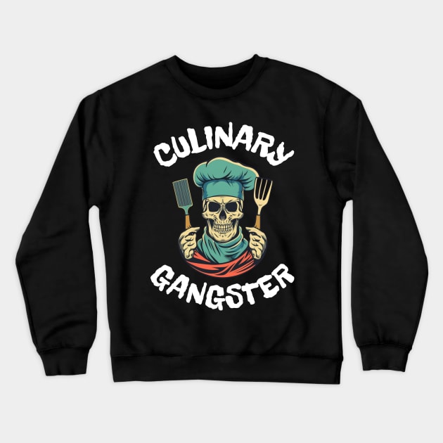 Funny-chef Crewneck Sweatshirt by Jhontee